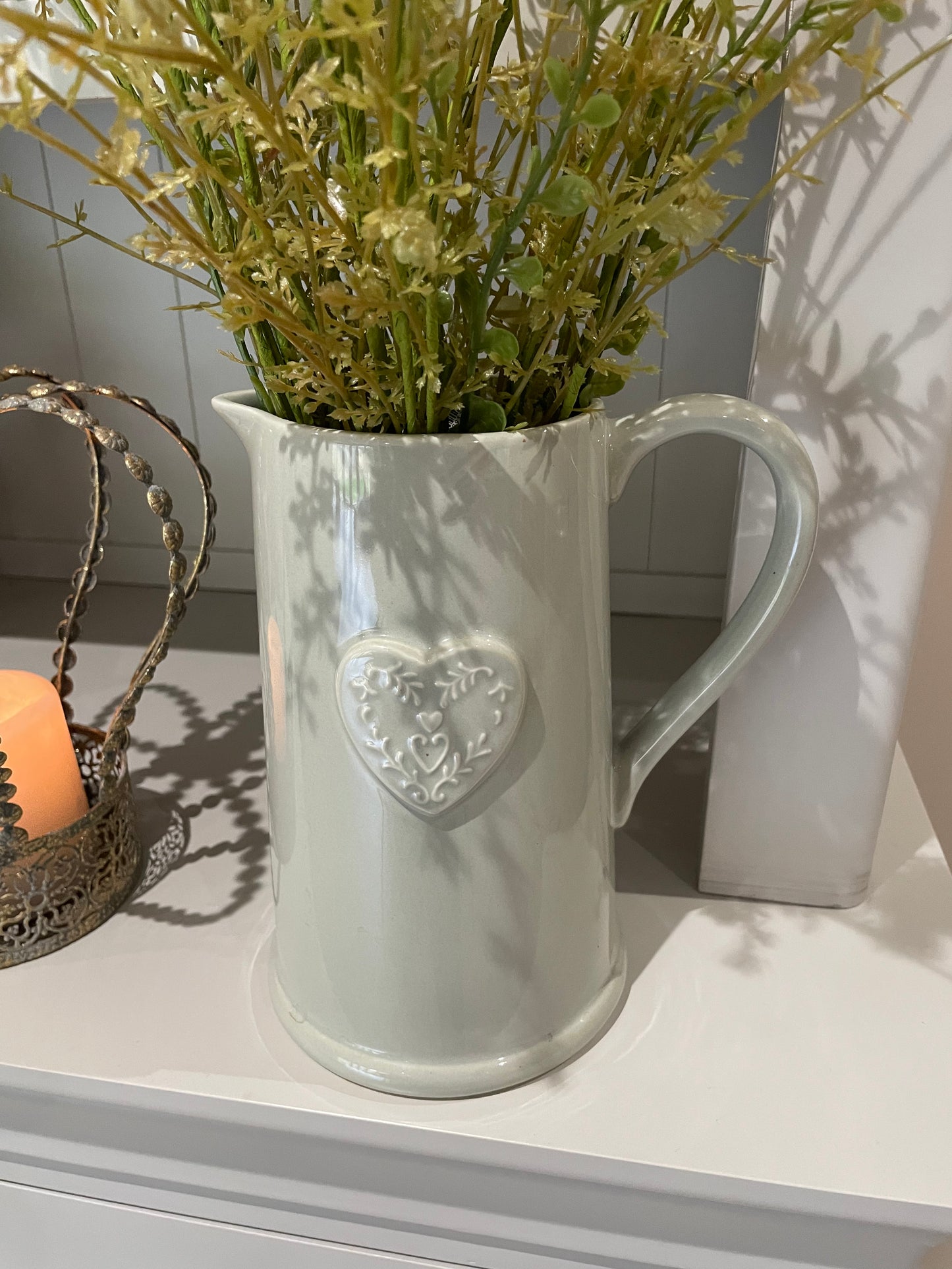 Grey Heart Jug