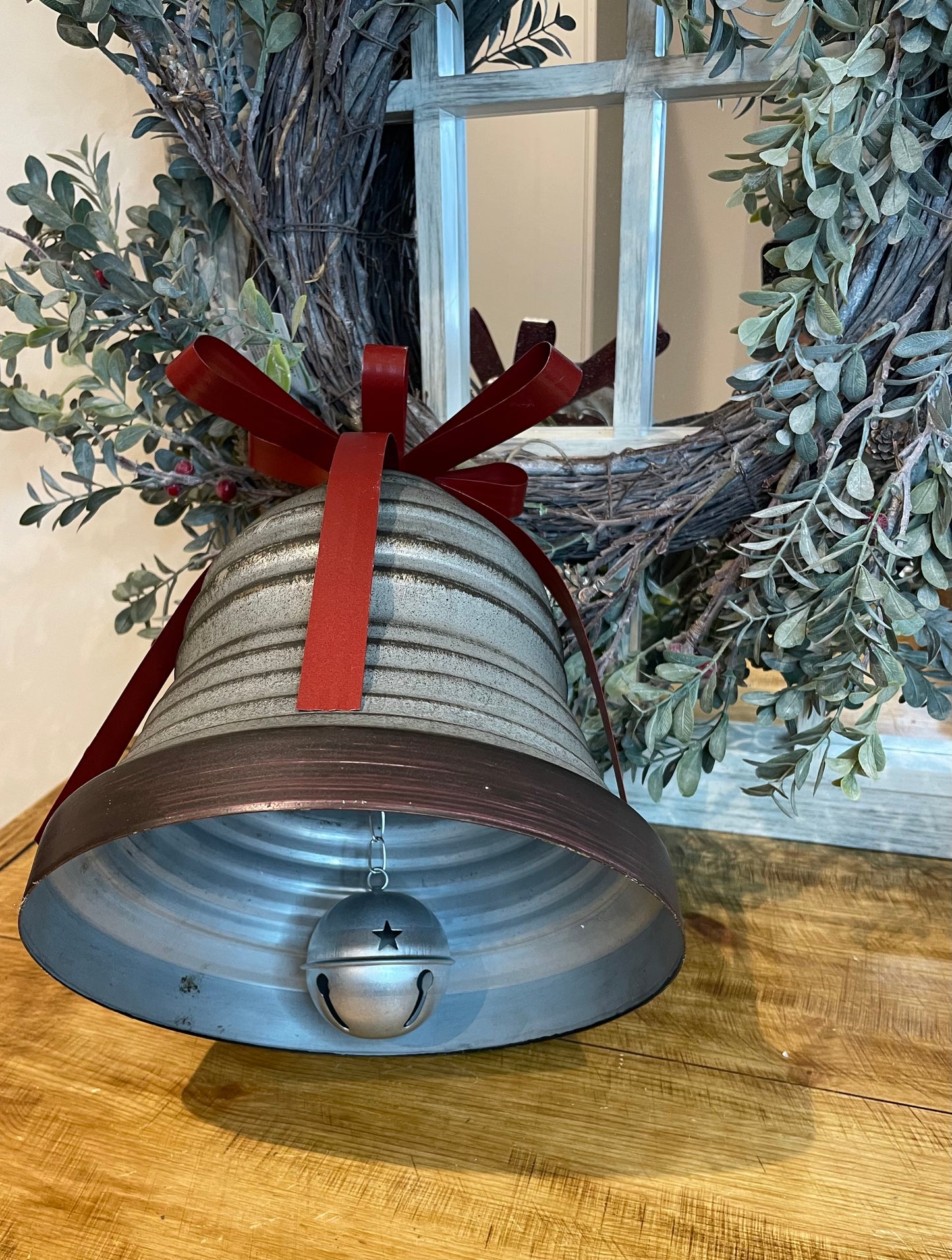 Metal Bell with rope hanger