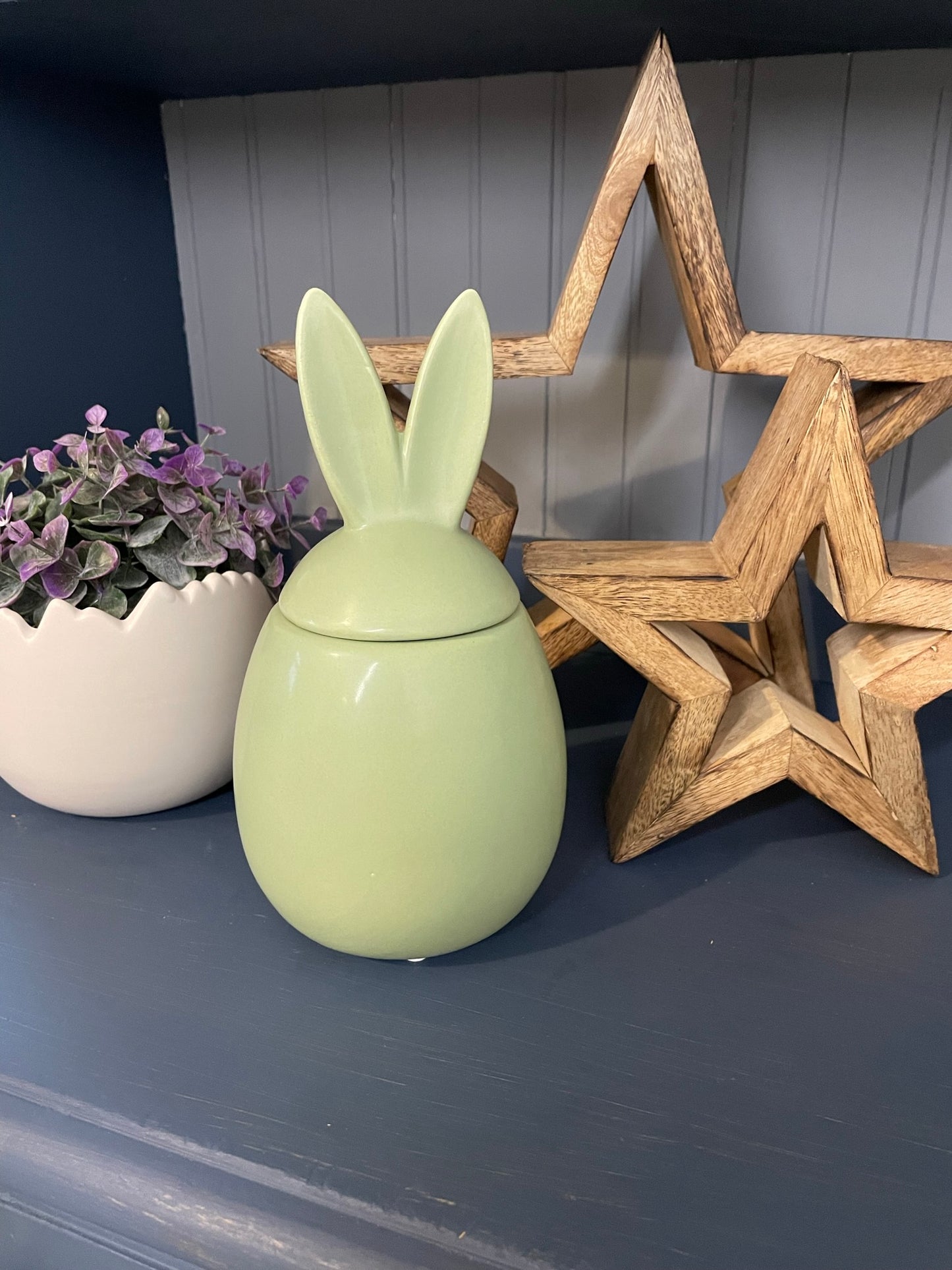 Bunny Jar Sage Green