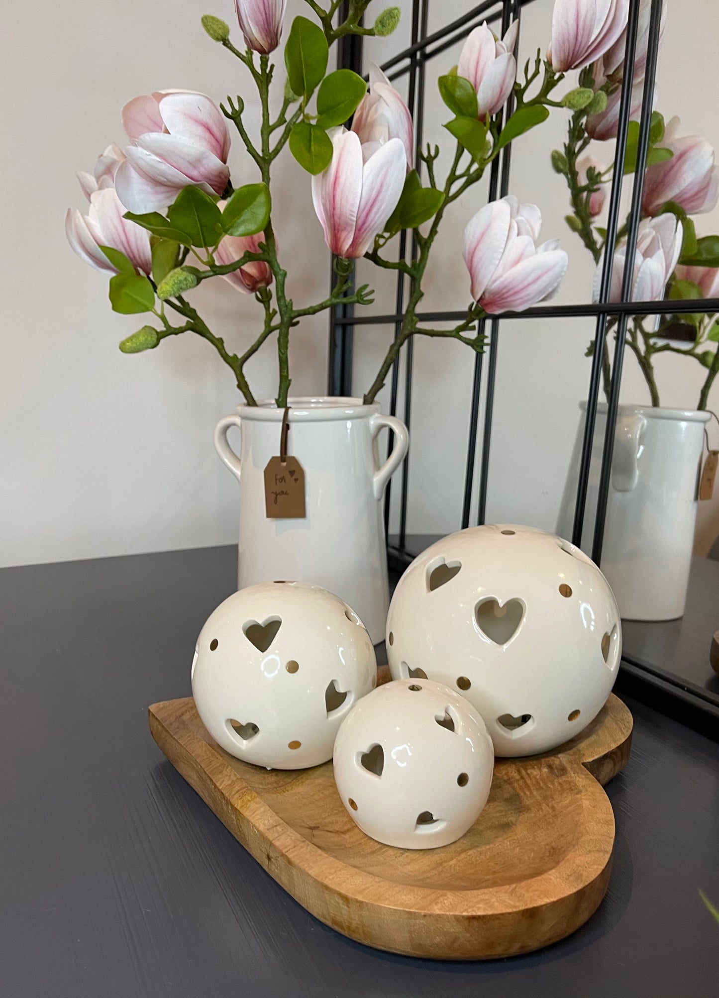 Heart Globes Set Of 3