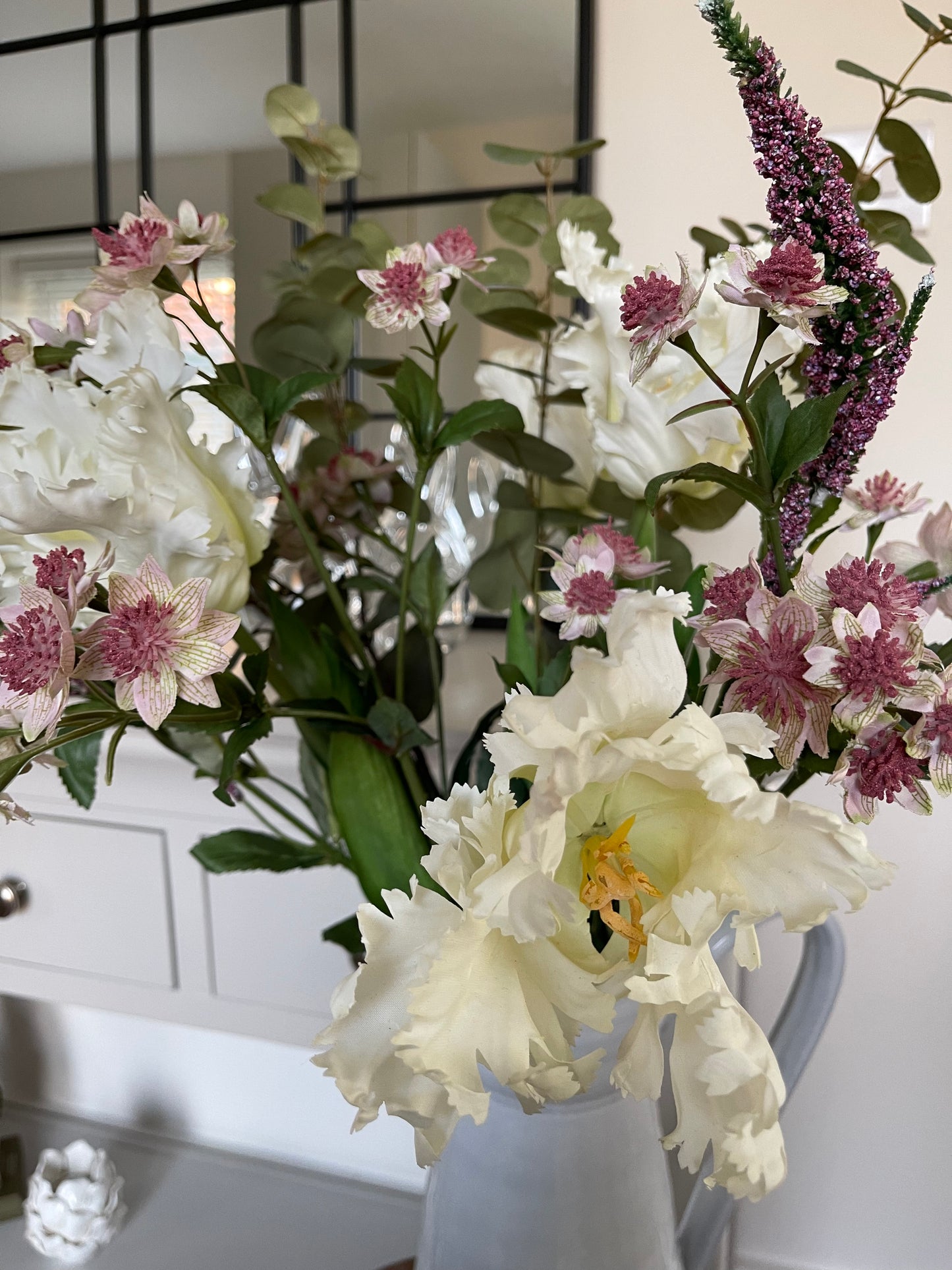 White Parrot Tulip Stems