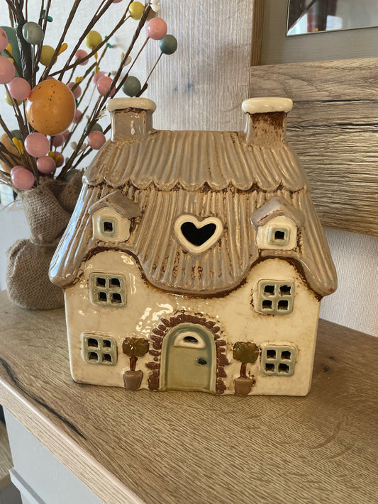 T-Light Country Cottage Candle Holder
