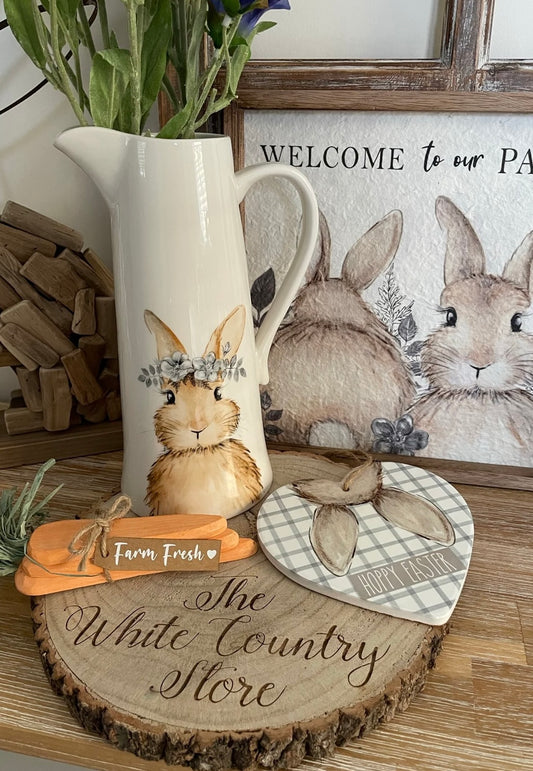 Spring Bunny Jug