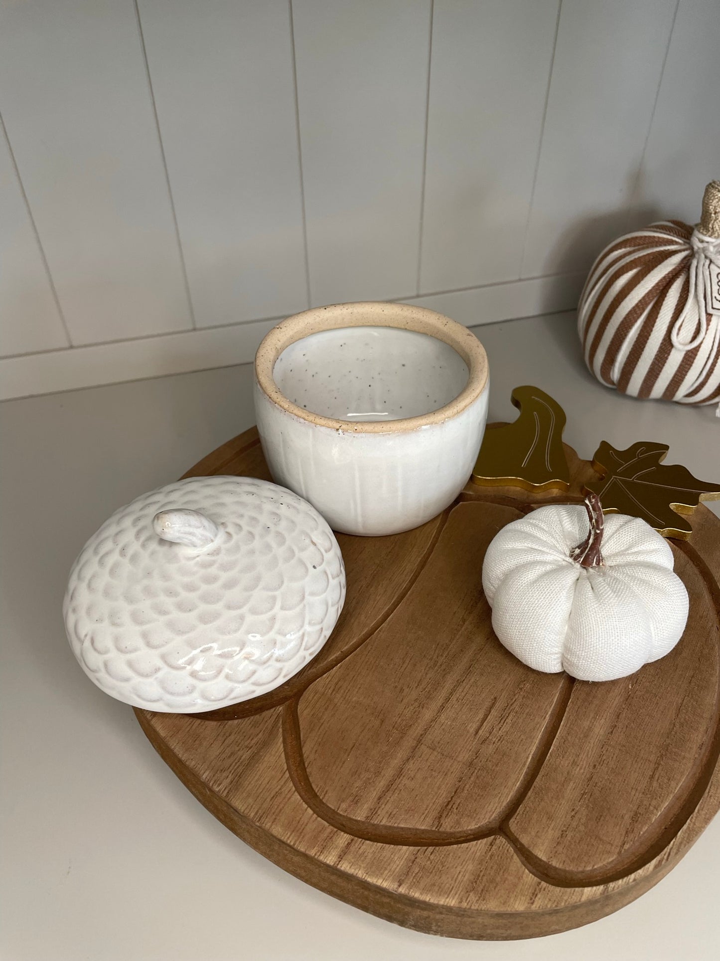 Ceramic Acorn Pot