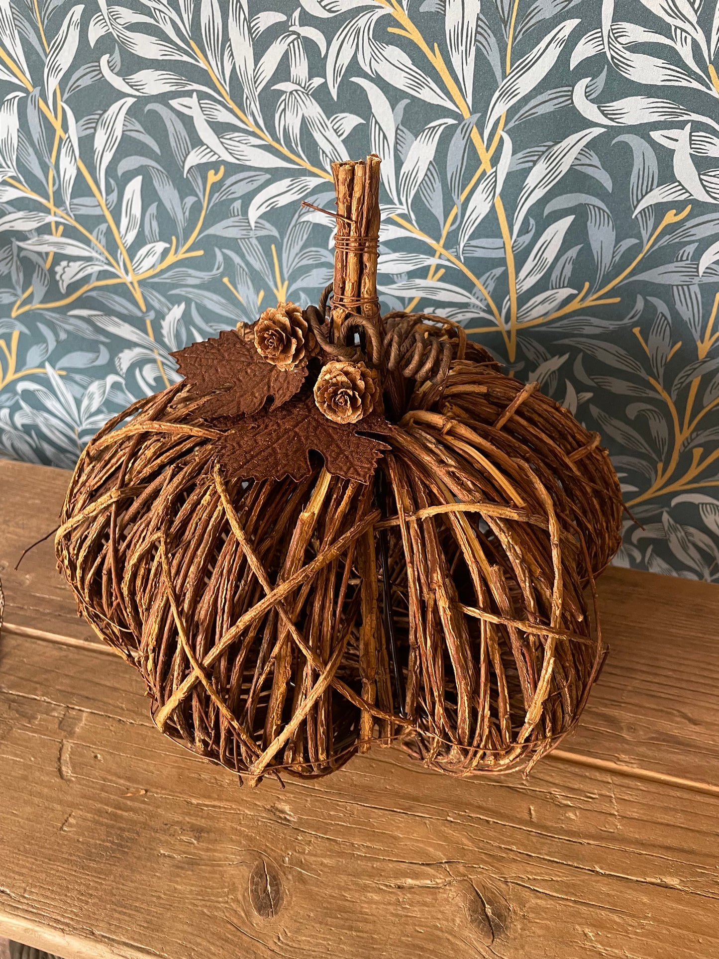 Brown Wooden Pumpkin