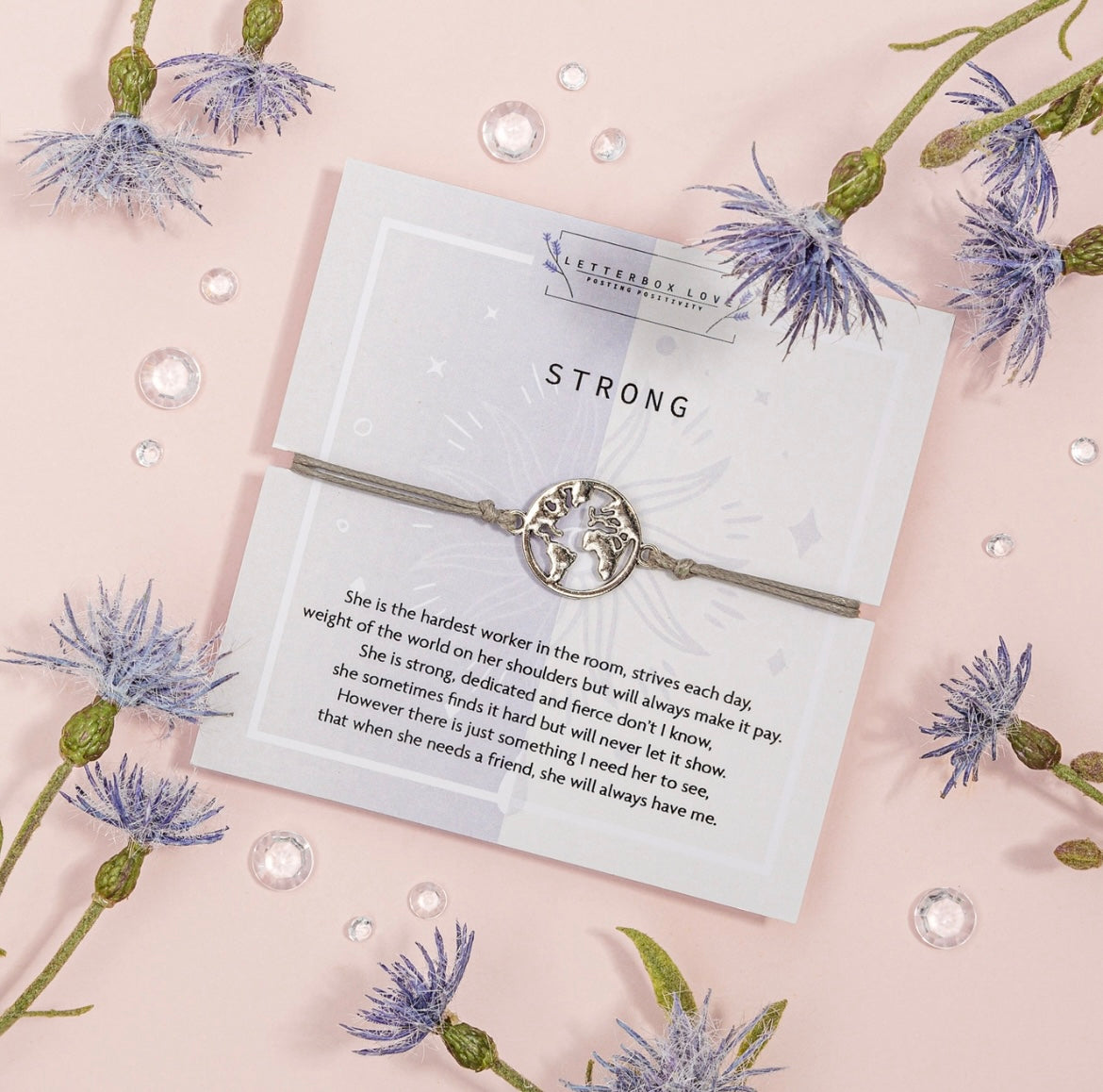 Strong/Positivity Wish Bracelet