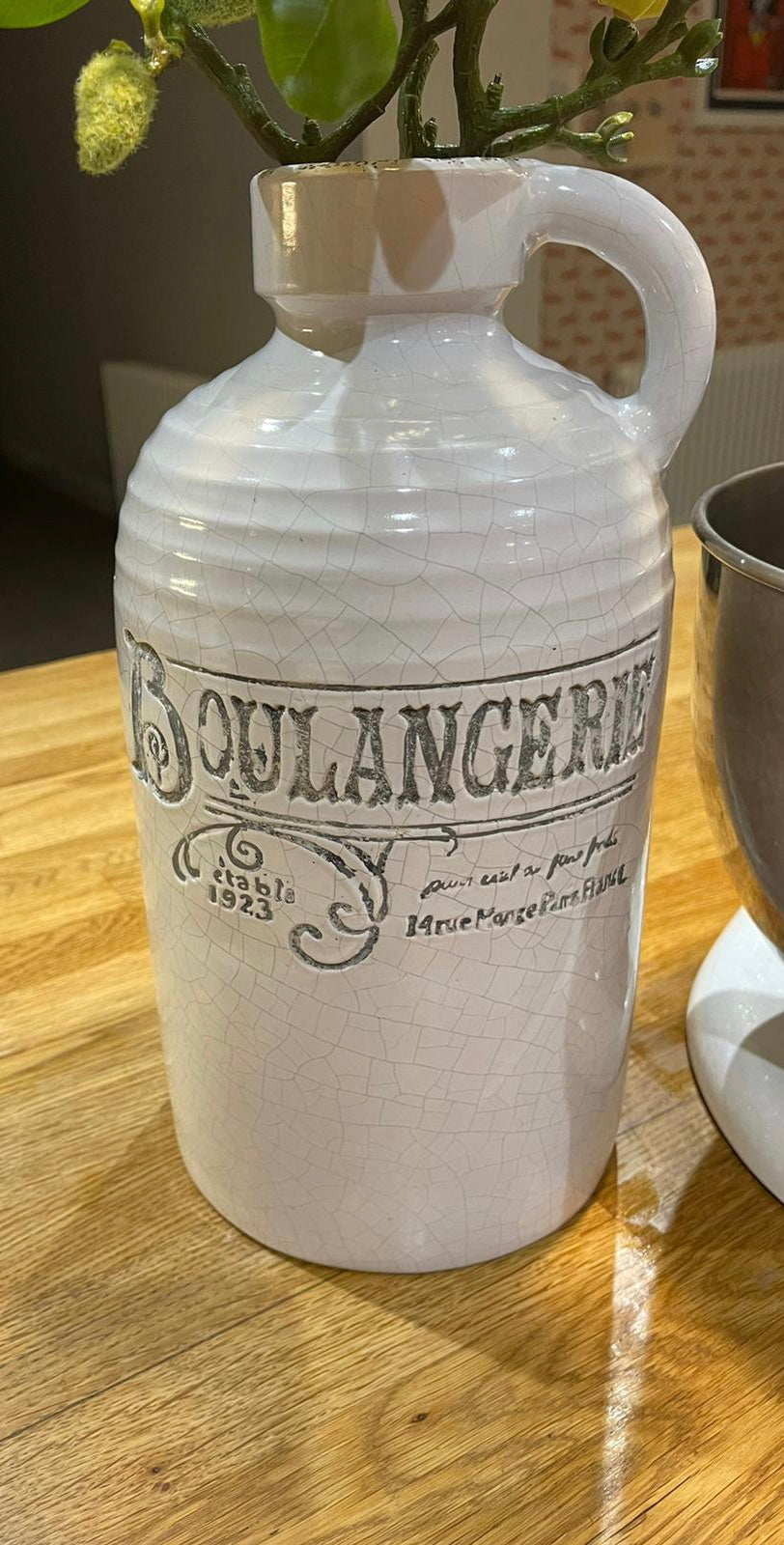 Large Boulangerie White Bottle