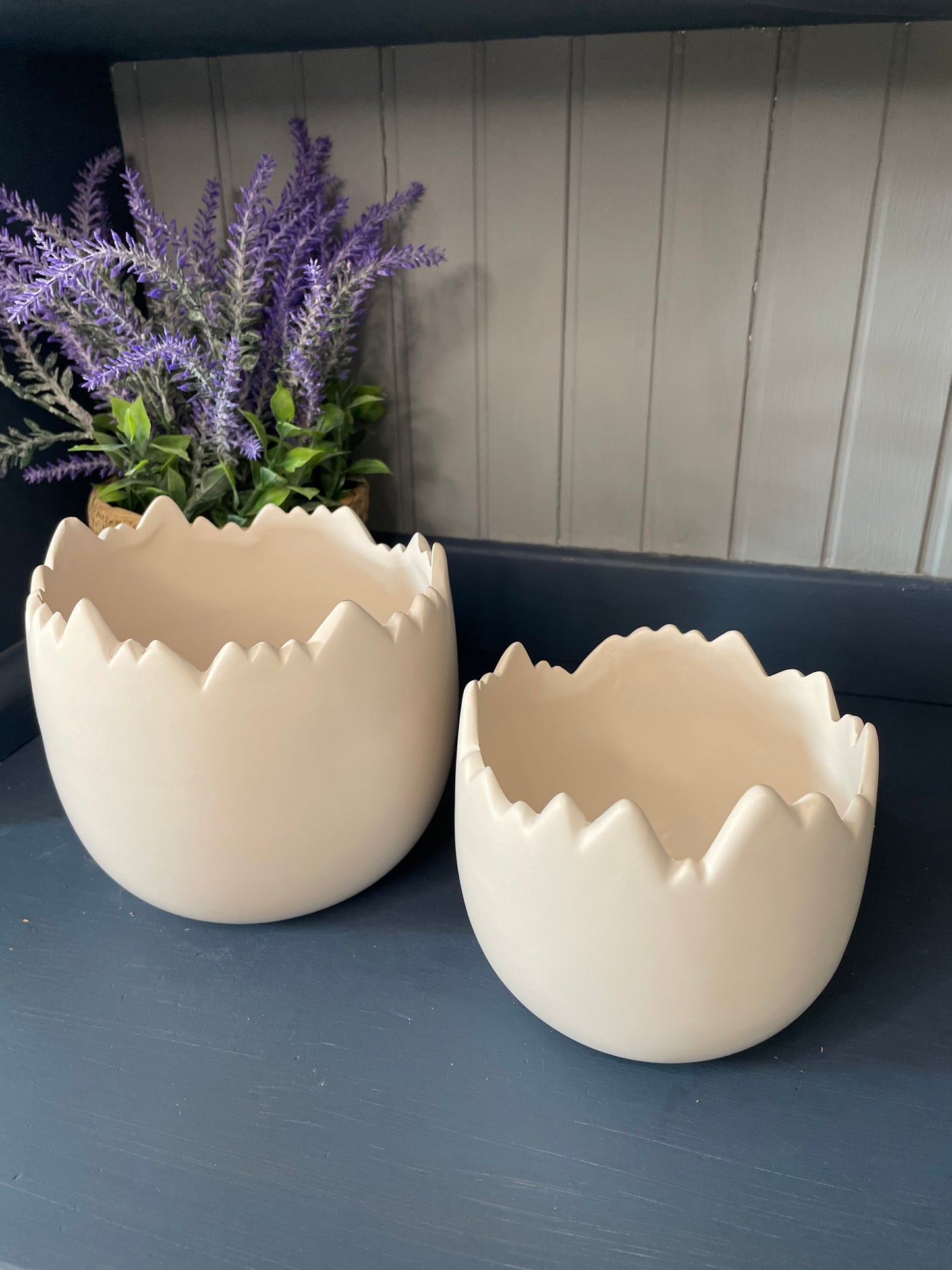 Egg Shell Ceramic Pots sets or singles